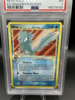Pokemon Mew Gold Star PSA 7 Delta Species EX Dragon Frontiers Holo Card 101/101 - Image 5