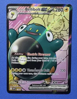 Pokemon Iono's Bellibolt ex 194 Sv: Scarlet & Violet Promo Full Art Holo Card - Image 1