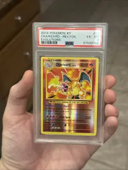 2016 Pokemon XY Evolutions Charizard Reverse Holo Foil - RARE PSA 6 - Image 1