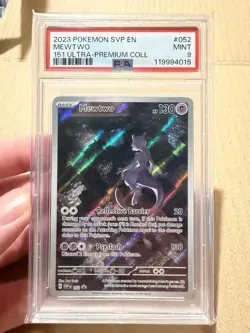 Mewtwo 052 - PSA 9 - 151 Ultra Premium Collection Promo - Pokemon Card - Image 1