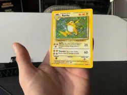 Raichu LP MP 014/102 Base Set Holo Rare Pokemon Card Vintage 1999 WOTC - Image 4