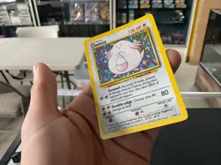 Chansey LP 003/102 Base Set Holo Vintage Pokemon Card 1999 WOTC - Image 4