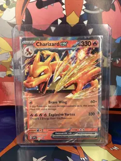 Charizard ex 161 Promo Pokemon TCG SV: Scarlet & Violet Promo Cards NM - Image 1