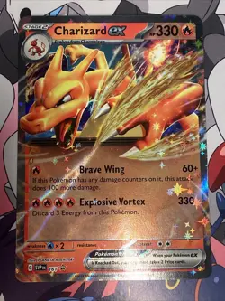 Charizard ex 161 Promo Pokemon TCG SV: Scarlet & Violet Promo Cards NM - Image 2