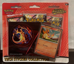 NEW Pokemon Ascended Heroes Tech Sticker Collection - Charmander [SEALED] - Image 1