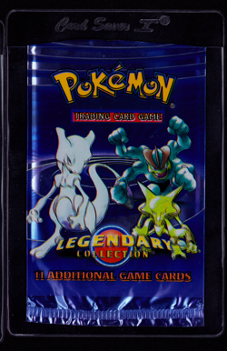 2002 Pokemon Wizards TCG - LEGENDARY COLLECTION - Empty Booster Packs - 4 Opened - Image 1