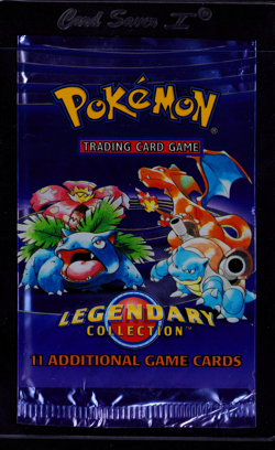 2002 Pokemon Wizards TCG - LEGENDARY COLLECTION - Empty Booster Packs - 4 Opened - Image 3