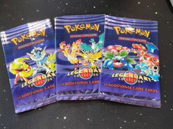 Pokemon Legendary Collection 3x Empty Booster Packs!! - Image 1