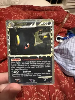 Pokemon TCG Umbreon Prime 86/90 Undaunted Holo Card - Image 1