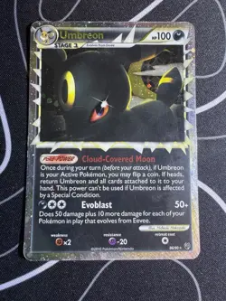 Umbreon Prime 86/90 Undaunted 2010 Holo Rare Pokemon Card TCG - Image 1