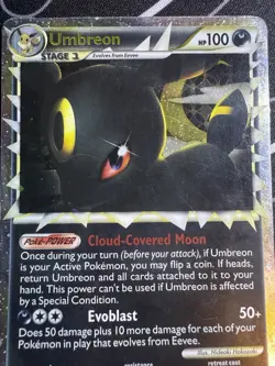 Umbreon Prime 86/90 Undaunted 2010 Holo Rare Pokemon Card TCG - Image 2