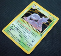 Muk 13/62 Holo Rare Unlimited Fossil Set 1999 - Pokemon Card TCG (Very Good) - Image 3