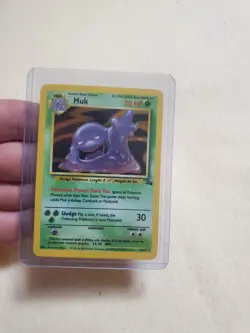 Pokemon TCG Muk #13/62 Holo Rare Fossil Base Set Unlimited WOTC VTG 1999 LP - Image 1