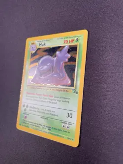 Pokemon TCG Muk 13/62 Fossil Set Holo Rare Unlimited 1999 WOTC LP/MP - Image 2