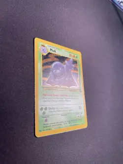 Pokemon TCG Muk 13/62 Fossil Set Holo Rare Unlimited 1999 WOTC LP/MP - Image 3