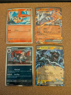 Pokemon TCG Unova Heavy Hitters Premium Collection All 4 Stamped Promos - Image 1