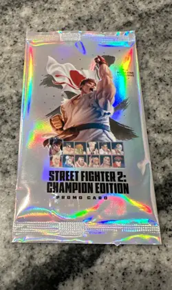 STREET FIGHTER 2 II CHAMPION EDITION SEALED PROMO CARD PACK PSA MAGAZINE - Image 1