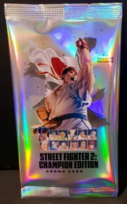 STREET FIGHTER 2 CHAMPION EDITION PROMO CARD PACK PSA MAGAZINE EXCLUSIVE 2025 - Image 1