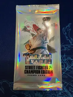 Street Fighter 2: Champion Edition Promo Card Pack PSA Magazine Exclusive Sealed - Image 1