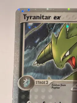 Tyranitar ex 17/17 Pop Series 1 2004 Holo Rare MP - Image 2