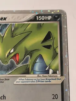 Tyranitar ex 17/17 Pop Series 1 2004 Holo Rare MP - Image 3