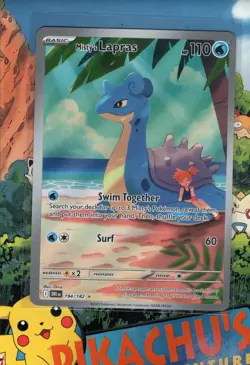 Pokemon TCG Misty's Lapras - Destined Rivals - 194/182 - Illustration Rare NM/M - Image 1