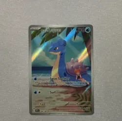 2025 Pokemon TCG Misty's Lapras 194/182 Destined Rivals Illustration Rare NM+/M - Image 4