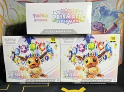Pokemon TCG Scarlet Violet Prismatic Evolutions Elite Trainer Box ETB New X3 - Image 1