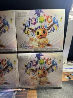 Pokemon TCG Scarlet Violet Prismatic Evolutions Elite Trainer Box ETB New X6 - Image 4