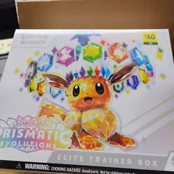 Pokemon TCG Scarlet Violet Prismatic Evolutions Elite Trainer Box ETB New Sealed - Image 1