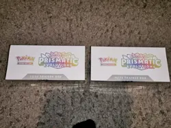 Two (2) Pokemon TCG Scarlet & Violet Prismatic Evolutions Elite Trainer Box NEW - Image 2