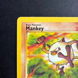 1st Edition Mankey - #55/64 Jungle - Vintage Pokemon Card TCG 1999 - Image 4