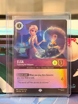 Elsa - Exploring the Unknown - Whispers in the Well - 208/204 Epic Foil - Image 1