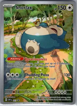 Snorlax SVP 051 SV: Scarlet & Violet Promo Cards - Pokemon Card - NM - Image 1