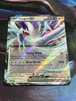Lugia ex 017/034 Trading Card Game Classic Holo Pokemon Card - Image 1