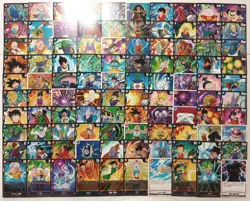 Lot of 100 Japanese Dragon Ball Super Card Game Fusion World Card Set TCG - Image 1