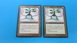 2x ZURAN ORB ARTIFACT ICE AGE MTG MAGIC THE GATHERING 1 LP / 1 MP - Image 1