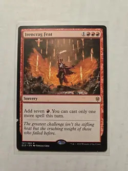 Irencrag Feat - Throne of Eldraine - HP - Rare - Sorcery - Image 1