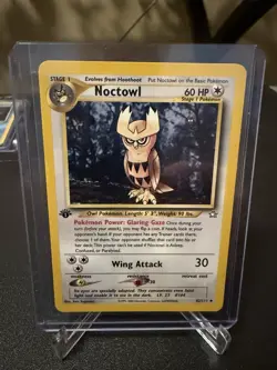 2001 Pokemon 1st Edition Neo Genesis Noctowl | Pack Fresh - Image 1