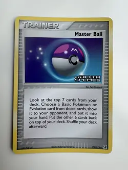 Pokemon TCG - Master Ball 99/113 Reverse Holo EX Delta Species - Image 1