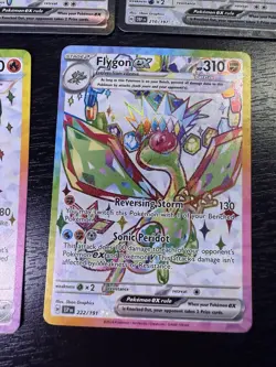 Pokemon TCG Lot of 5 Tera Full Art Cards Lot NM Flygon Cinderace - Image 2
