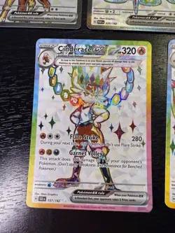 Pokemon TCG Lot of 5 Tera Full Art Cards Lot NM Flygon Cinderace - Image 3