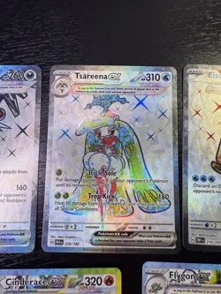 Pokemon TCG Lot of 5 Tera Full Art Cards Lot NM Flygon Cinderace - Image 5