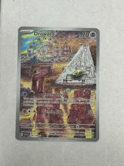 Pokemon Scarlet & Violet Base Drowzee 210/198 Secret Rare Card Full Art - Image 1