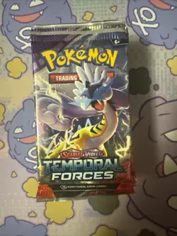Pokemon TCG Scarlet Violet Temporal Forces Booster Packs 10 Pack Lot - Image 1