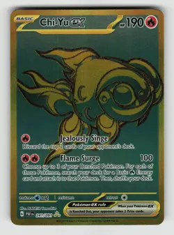 Pokemon - Chi-Yu ex - 241/091 SV: Paldean Fates - Hyper Rare - NM - Image 1