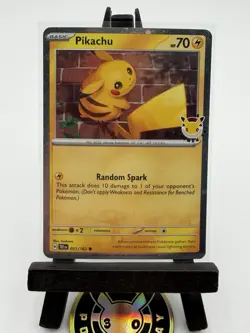 Pikachu 51/162 Stamped 2026 Pokemon Day 30th Anniversary Promo TCG - Image 1