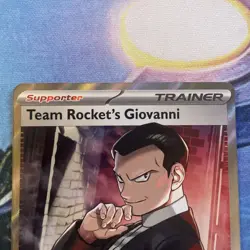 Team Rocket's Giovanni 225/182 Ultra Rare SV10: Destined Rivals Pokemon TCG NM - Image 3