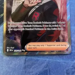 Team Rocket's Giovanni 225/182 Ultra Rare SV10: Destined Rivals Pokemon TCG NM - Image 4