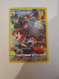 Hisuian Arcanine TG08/TG30 Pokemon TCG Lost Origin Trainer Gallery Ultra Rare - Image 1